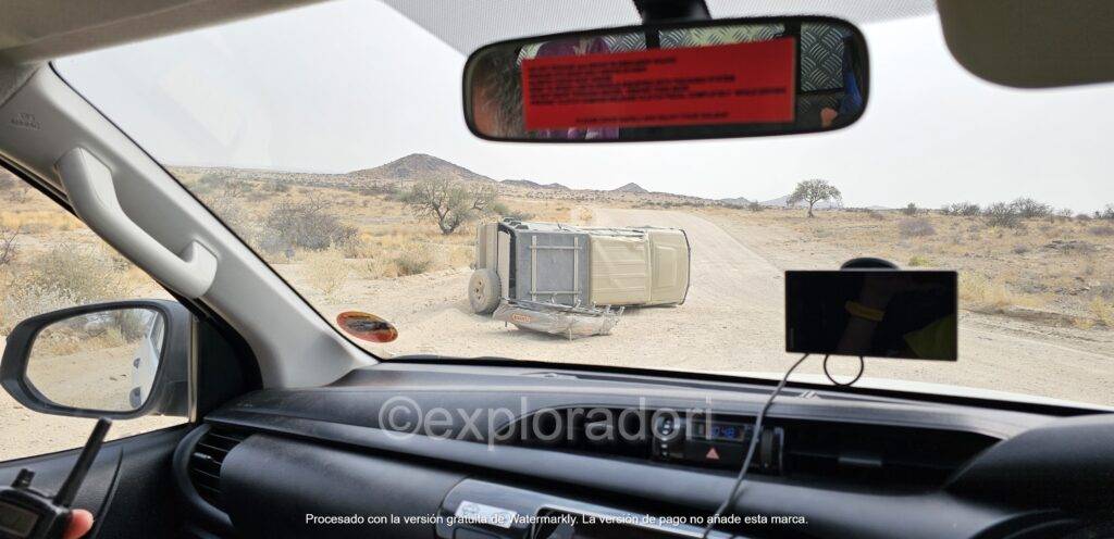 Coche Volvado Namibia